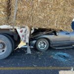 Choque múltiple en carretera a Anáhuac deja 4 heridos.